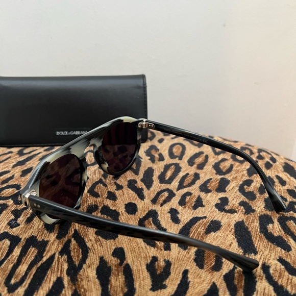 Dolce & Gabbana Black Aviator Sunglasses - Picture 3 of 6